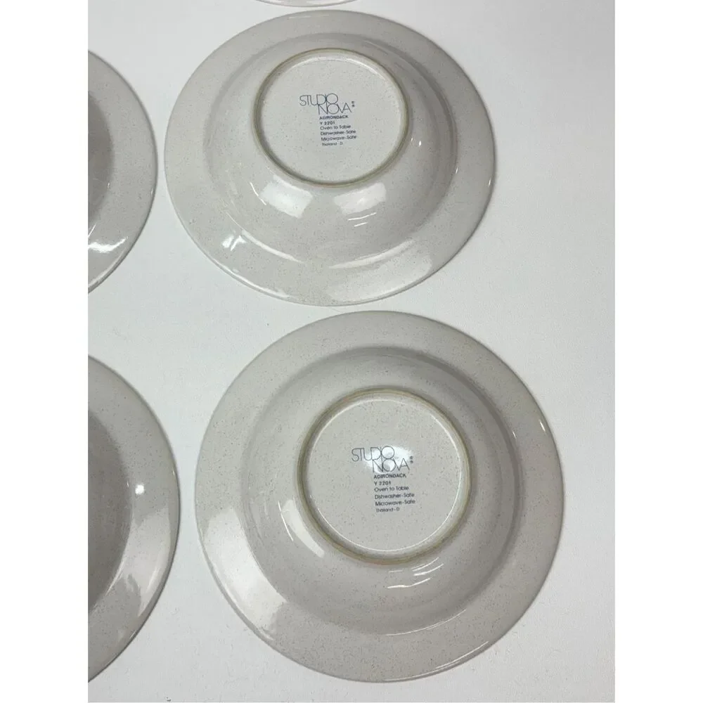 Studio Nova Adirondack Wide Rim Soup Bowls 8 1/4